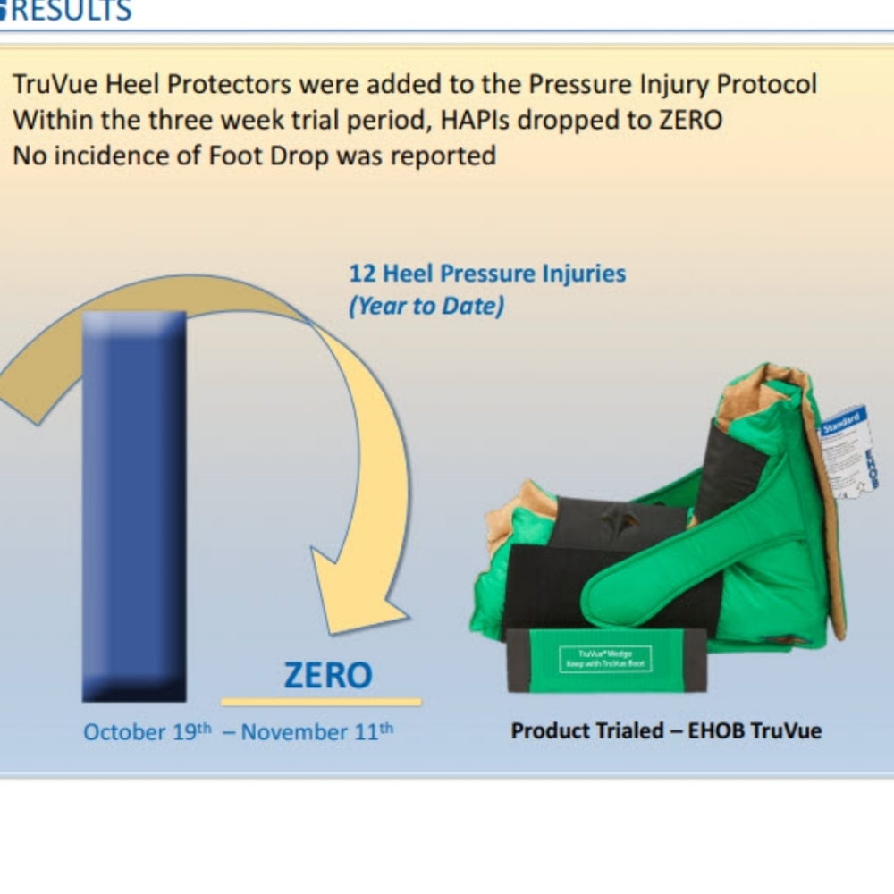 Preventative Air Cushioned Boots to prevent Bed Sores.
